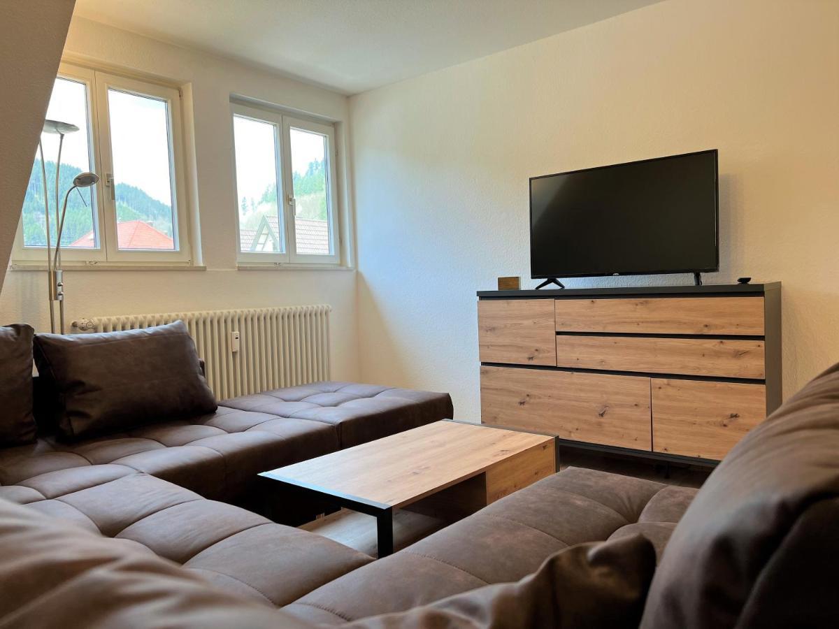 Ferienwohnung Kinzigblick - Balkon - Fuer Kinder - Mit Bettwaesche & Handtuecher Schenkenzell Luaran gambar